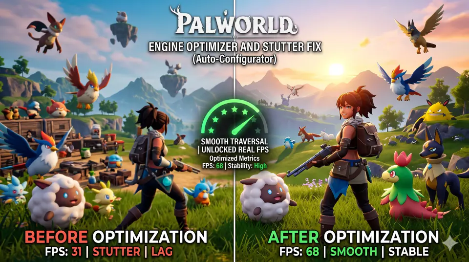 Palworld Engine Optimized and Stutter Fix Config · PalMods