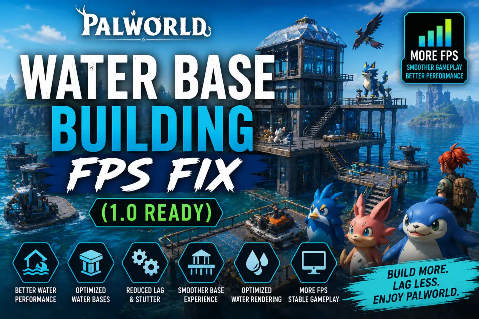 Water Base Building FPS Fix · PalMods